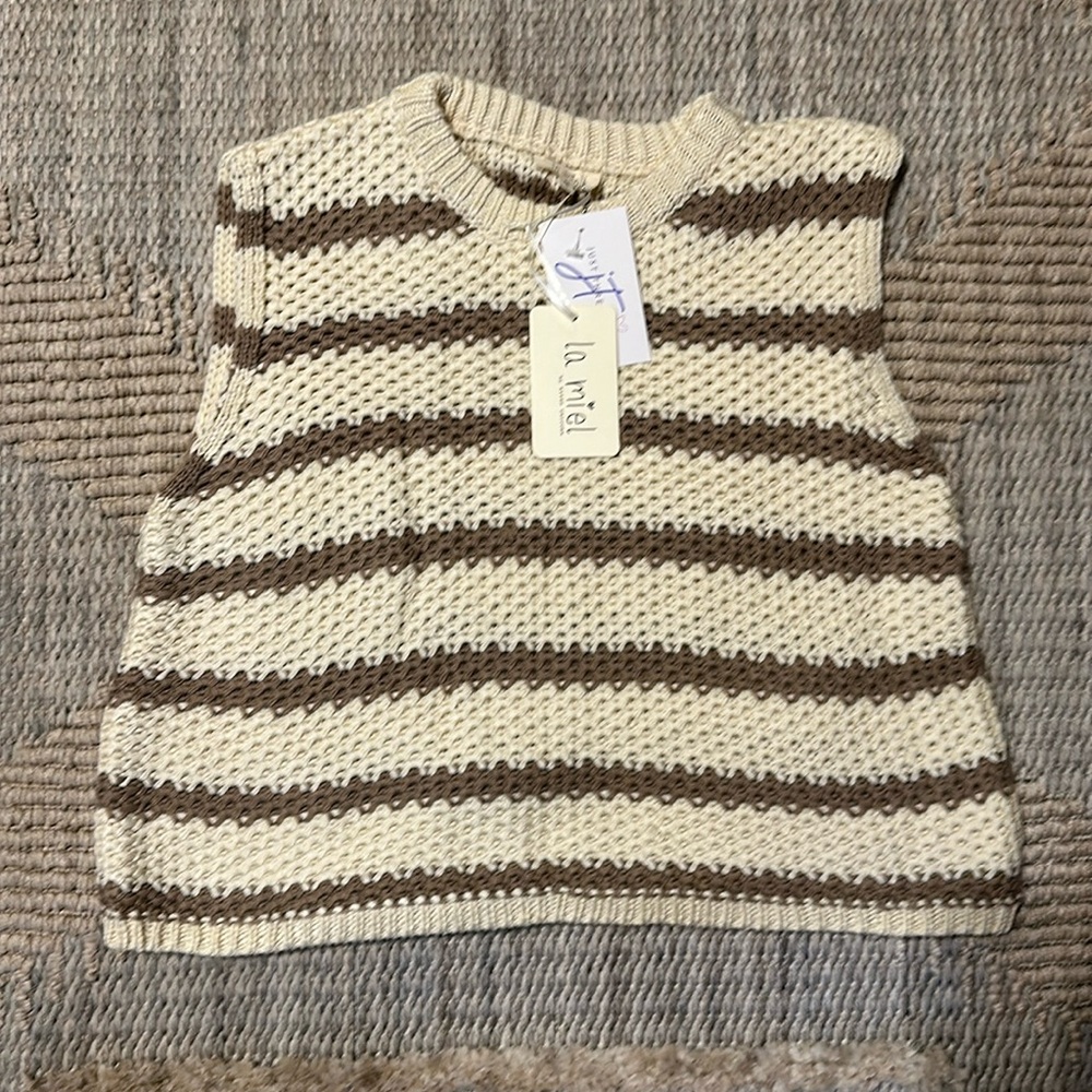 Chunky knit vest